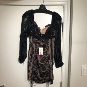 FOR LOVE AND LEMONS MONROE MINI DRESS